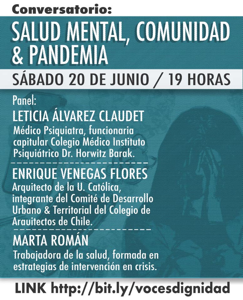 Conversatorio En Línea Sobre Salud Mental De Voces X La Dignidad Conversatorio En Línea Sobre Salud Mental De Voces X La Dignidad